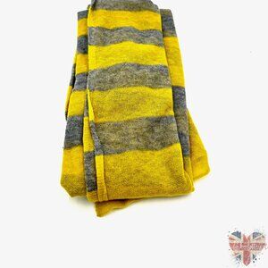 100% Cashmere Striped Scarf - Length 90"